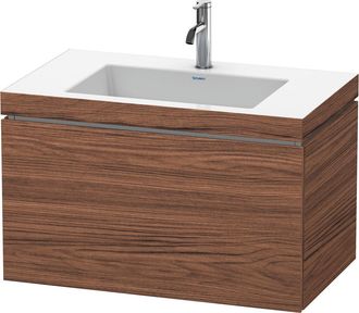 Duravit Duravit - Mueble De Ba&ntilde;o L-cube Wt Vero Air 500x800x480mm 1 Orificio Para Grifer&iacute;a Nogal Oscuro