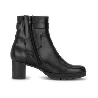 Gabor Schoenen, Dames, Zwart, 37 1/2 EU, Leer, Artikel 8030.02.003 Enkellaars