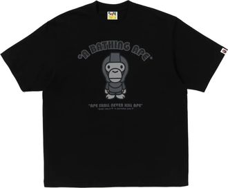 A Bathing Ape T-shirt con logo - Nero
