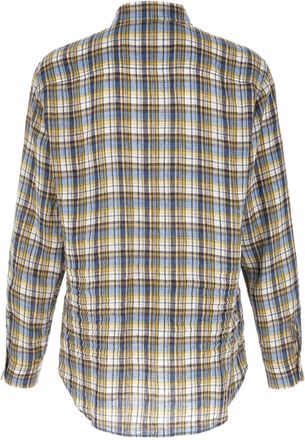 Dsquared2 Plaid Linen Shirt - Blue