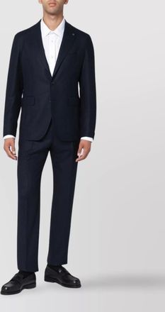 Tagliatore wool and cashmere suit with notch lapel