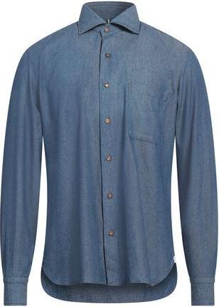 LUIGI BORRELLI NAPOLI CAMISETAS Y TOPS - Camisas vaqueras en YOOX.COM