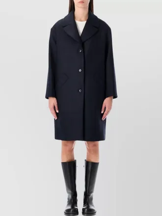 A.P.C. wool knee-length coat