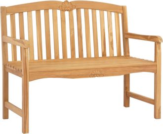vidaXL Banco De Concha Tallado A Mano 114 X 60 X 95 Cm Vidaxl