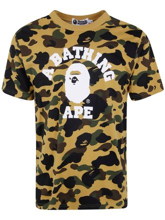 A Bathing Ape T-Shirt Graphic 1St Camo College