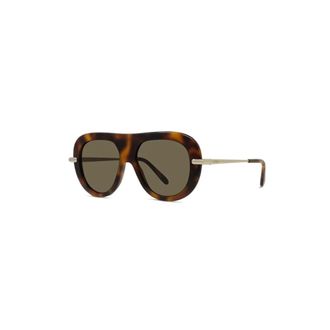 Loewe Sunglasses, female, Brown, Size: 52 MM Shield Sunglasses