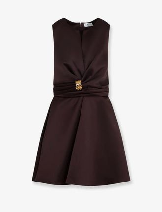 Elisabetta Franchi Duchesse-Satinkleid