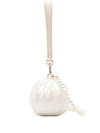 Simone Rocha pearl cross body bag - White