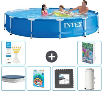Intex Piscina Con Estructura Redonda - 366x76 Cm - 7-piezas S143