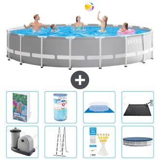 Intex Piscina Prism Frame Redonda - 610x132 Cm - 9-piezas S619