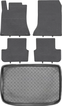 OEM Juego De Alfombrillas De Goma Para Coche Y Maletero Para Mercedes Clase A W176 Hatchback (2012-2018)