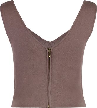 Sablyn Womens Iridian Wool-Cashmere Knitted Top Pink Tops