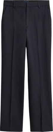 SOEUR Gabriel Broek - Dames - Straight fit broeken - Blauw - 2XS - Wol - Broeken