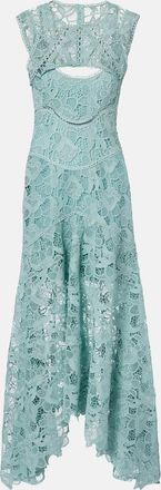 Costarellos Abito lungo Janica in pizzo di seta