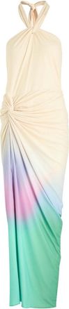 Baobab Giorgia Draped Satin-jersey Maxi Dress - White - XS (UK6 / XS)