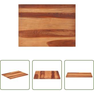 vidaXL vidaXL Tavolo in acacia - Piano Tavolo in Legno Massello di Acacia 25-27 mm 60x80 cm