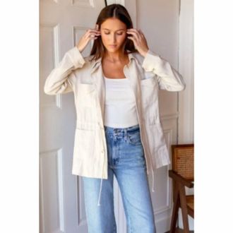Emerson Fry Little Army Long Sleeve Jacket In White