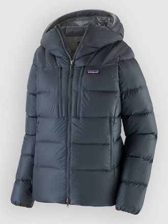 Patagonia Fitz Roy Down Hoody Jacke blau