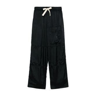 Dries Van Noten Wide Trousers, male, Blue, Size: M Wide Trousers