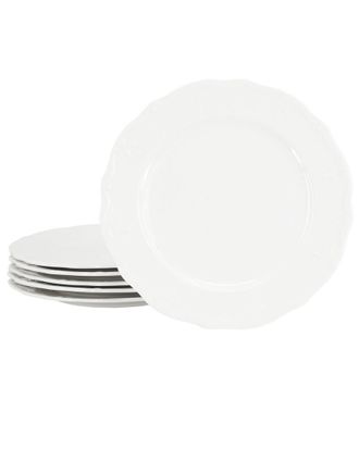 Elama Henryi 6pc Porcelain Dinner Plate Set