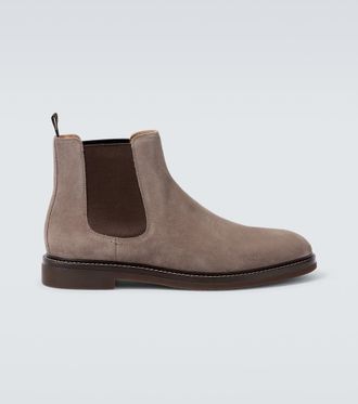 Brunello Cucinelli Suede Chelsea boots