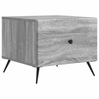 vidaXL Mesa De Caf&eacute; Gris Sonoma 49 X 50 X 40 Cm Madera De Ingenier&iacute;a Vidaxl