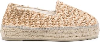 Manebì Yucatán Zig-zag Raffia Espadrilles