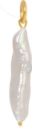 Kozakh Freshwater Pearl Stick Charm in Gold at Nordstrom