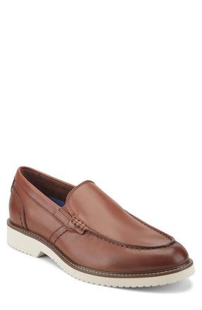 Rockport Cristian Loafer - Wide Width Available in Medium Natural at Nordstrom, Size 11.5