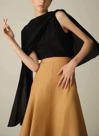 Emilia Wickstead Rosie Silk Crepe De Chine Top In Black