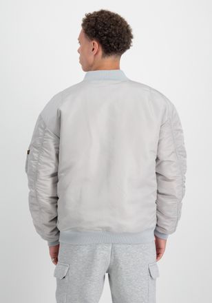 Alpha Industries Bomberjacke ALPHA INDUSTRIES MA-1 CS, Herren, Gr. 3XL, grau (pastel grau), Obermaterial: 100% Nylon; Futter: 100% Nylon; F&uuml;llung: 100% Polyester, Jack
