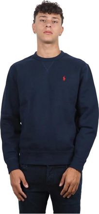 Ralph Lauren Sweatshirt met ronde hals - Heren - Sweatshirts - Blauw - L - Katoen - Hoodies & sweatvesten