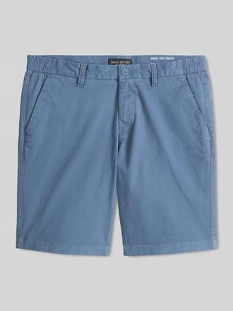 Marc O'Polo Regular Fit Chinoshorts aus Baumwoll-Mix in Blau, Gr&ouml;&szlig;e 30