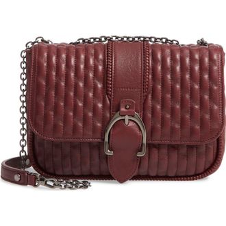 Longchamp Small Amazone Quilted Leather Crossbody Bag in Brandy at Nordstrom Rack