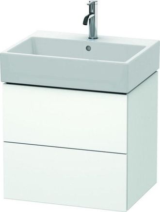 Duravit Duravit - Mueble Bajo Encimera L-cube, De Pared, 2 Cajones, 58,4 X