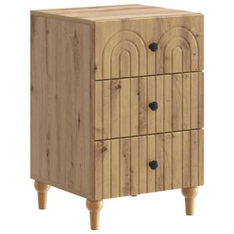 vidaXL Armario De Noche Roble Artisan 43x 41 X 66,5 Cm Vidaxl