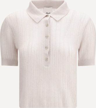 Allude Maglione polo-neck a manica corta Woman L