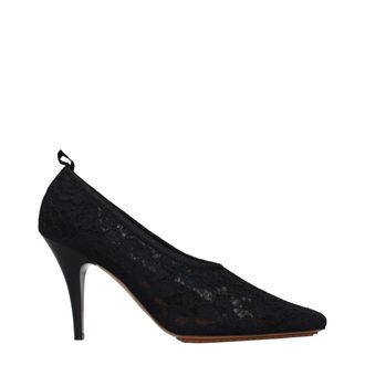 Stella McCartney Black Fabric High Heel Womens Pumps