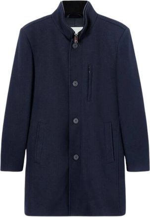 Roy Robson Driekwart Piqu&eacute; Jas met Afneembaar Vest - Heren - Mantel - Blauw - 3XL - Polyester - Jassen
