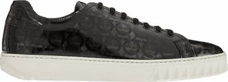 Ferragamo Mens Gancini Low-Top Sneakers In Rhinoceros Grey
