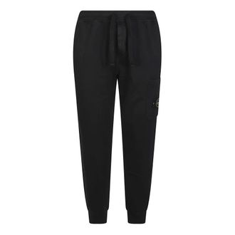 Stone Island Sweatpants, male, Black, Size: S Track Pant