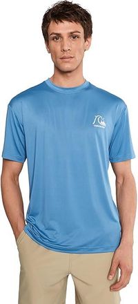 Quiksilver Dna Logo Short Sleeve Surf T-Shirts Mens Swimwear Riviera : 2XL, Polyester/Spandex