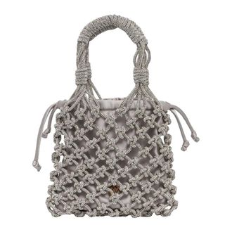 Pinko Mini Crystal 1 Handtas - Dames - Handtassen - Grijs - ONE Size - Polyester - Tassen