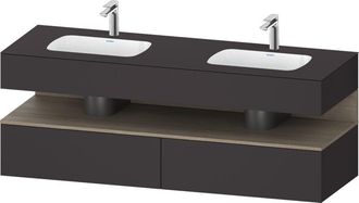 Duravit Qatego Lavabo Encastrado Con Base De Lavabo Consola, - Duravit