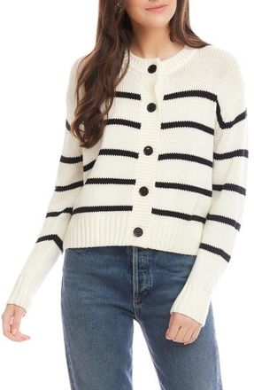 Fifteen Twenty Luca Stripe Cardigan at Nordstrom, Size X-Small