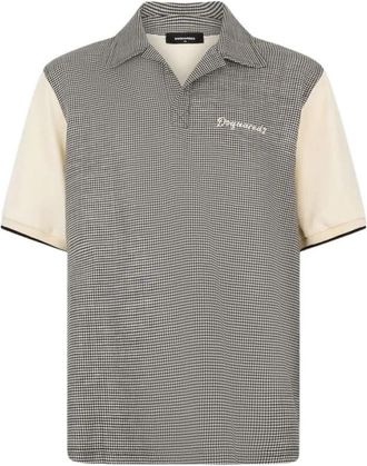 Dsquared2 Polo DSQ E26 - Heren - Polos - Beige - XL - Tops