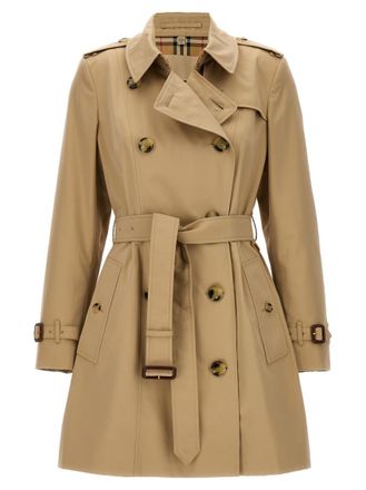 Burberry Beige Chelsea medium trench coat