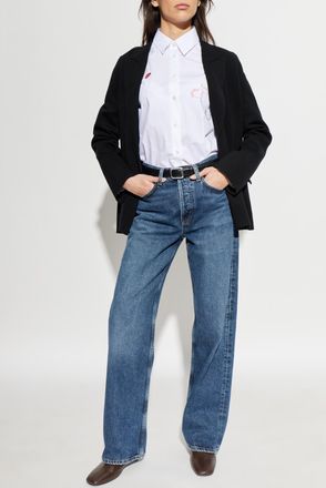 Paul Smith Shirt With Colorful Patches, Womens, White