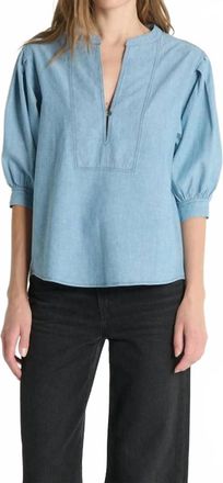 Nation Ltd Emmett Top In Chambray