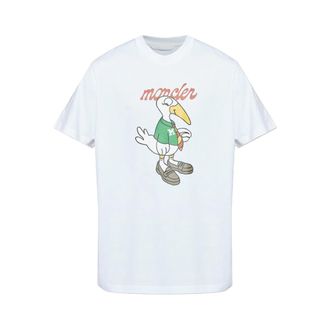 Moncler Bird-print Cotton T-shirt